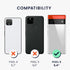 kwmobile Case Compatible with Google Pixel 6 Case - Soft Slim Protective TPU Silicone Cover - Arctic Night...