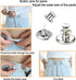 YouOKLight Button pins for jeans, jean buttons pins for loose jeans, revamp your jeans with ease! No sew instantly adjust and secure loose jeans, ...