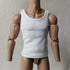 1/6 Custom Scale T-Shirt Sleeveless Vest Clothes for 12" Male & Female Action Figure Doll Clothes (White)...