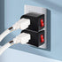 Grounded Outlet with ON Off Switch (2 Pack), Single Power Adapter Outlet Switch 15A 1875W/3 Prong Plug Switch in Black, ETL Listed...