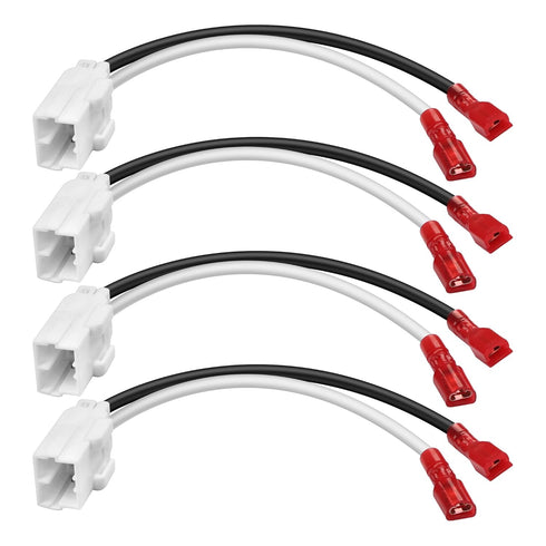 MEIRIYFA 72-6514 Speaker Wiring Harness Connector,72-6514 - Door Speaker Replacement Speaker Wire Harness for Jeep Dodge Chrysler Models Front Rea...