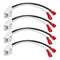 MEIRIYFA 72-6514 Speaker Wiring Harness Connector,72-6514 - Door Speaker Replacement Speaker Wire Harness for Jeep Dodge Chrysler Models Front Rea...