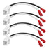 MEIRIYFA 72-6514 Speaker Wiring Harness Connector,72-6514 - Door Speaker Replacement Speaker Wire Harness for Jeep Dodge Chrysler Models Front Rea...