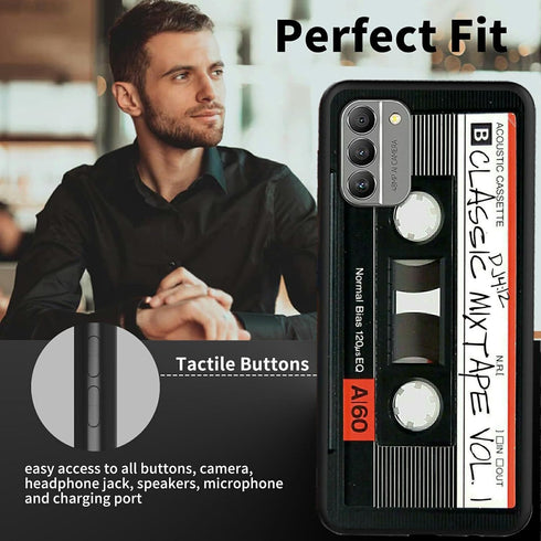 for Nokia G310 5G Phone Case for Nokia G310 5G Case with Retro Audio Cassette Stylish Pattern for Women Wen Slim Soft TPU Silicone Rubber Shock-pr...