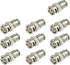 Eightwood BNC Male Plug Solder Clamp Connector 10-Pack Compatible with RG58 RG142 LMR195 Coax Cable...