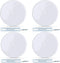 (Pack of 4) Airmont Products AP-12077, 5-inch Ceiling Blank-Up Cover with Center Screw, Fits 3-1/4" to 4" Electric Box, Adjustable Bracket for Scr...