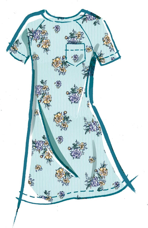 McCall's Children's and Girls' Knit Top, Dresses and Pants Sewing Pattern Kit, Design Code M8353, Sizes 7-8-10-12-14...