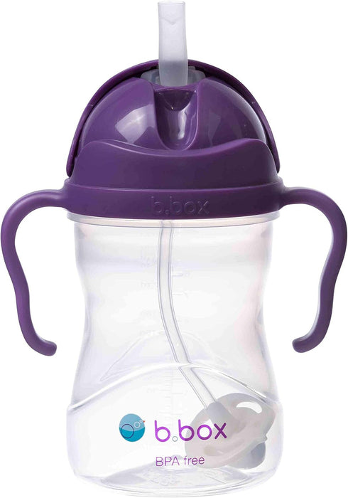 b.box Sippy Cup with Weighted Straw. Drink from any Angle, Leak Proof, Spill Proof, Easy Grip. BPA Free, Dishwasher Safe. For Babies 6m+ to Toddle...