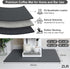 Coffee Mat - 12" x 20" Middle Kitchen Absorbent Mat for Countertop - Easy to Clean Coffee Bar Mat for Coffee Machine, Coffee Maker, Espresso Machi...