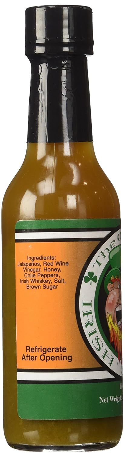 CaJohns The Original Irish Scream Jalapeno Hot Sauce, 5 Fluid Ounce Bottle...
