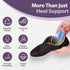 BraceAbility Heel Spur Cups | Medical-Grade Silicone Plantar Fasciitis Insole Cushion Pads, Gel Foot Orthotic & Shoe Insert Protectors (Pair - Lar...