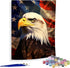 Diymood Paint by Numbers for Adults Eagle, DIY Oil Painting American Flag Acrylic Paint by Number Kits for Adults Beginner for Home Wall Decor 16x...