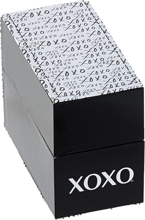 XOXO Women's Fashion Watch with Crystal Bezel Accents and Clear Resin Bracelet, Faux Chronograph Design, Quartz Movement, 38mm Case, Fits Wrists 5...