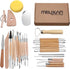 Meuxan 30PCS Pottery Tools Clay Sculpting Tool Set...