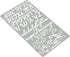 Aleks Melnyk No.34 Metal Stencils, Pyrography, Wood Burning kit 3 PCS Templates, Letters Stencils for Engraving Wood and Patterns, Alphabet and Nu...