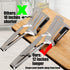 12 Inch Long Kitchen Spatula, 304 Stainless Steel, Slotted Spatula, Double Blade, Cooking and Serving Utensil for Food Holding and Flipping, Anti ...