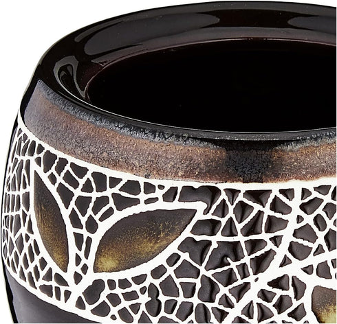 Mikasa Gourmet Basics Alexandria Sugar Bowl with Lid, Holds 1 Ounces, Brown...