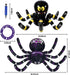 Max Fun Halloween Ring Toss Game Inflatable Spiders Set 2Pack for Kids Carnival School Halloween Party Favor Supplies Holiday Decoration Outdoor I...