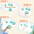 TAINSKY 4 Pcs Polymer Clay Hoop Guide, Polymer Clay Cutters for Polymer Clay Jewelry Making, Plastic Hoop Earring Maker Guide for Polymer Clay Ear...
