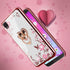 B-wishy Cellular Phone Case for Alcatel TCL A3 A509DL, Glitter Crystal Butterfly Heart Floral Slim TPU Luxury Bling Cute Cover with Kickstand+Stra...