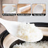 2 Pcs Plastic Rice Paddle,Non Stick Standing Rice Spoon Scooper Spatula,Heat Resistant Rice Cooker Spoon (White)...
