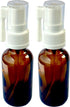 Amber Glass Empty Oral Sprayer 2-Pack for Colloidal Silver, Iodine, Essential Oils & Other Water Based Applications, 30ml (1oz) 2-Pack...