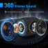Portable Bluetooth Speaker, BT5.3 Wireless Speaker 20W Bass Diaphragms with Multi LED Light Dynamic Modes, IPX6 Waterproof 16H Playtime supports F...