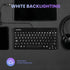 Perixx PERIBOARD-326 Wired Mini Backlit USB Keyboard with Low Profile Keys, US English Layout (11607)...