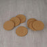 8 Pcs Drink Coasters with Holder, Thicker Cork Coasters for Drinks Absorbent for Coffee Table Wooden Coaster Set Tabletop Protection Cup Mat Bar K...