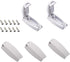 RVGUARD RV Door Holder, 5Pcs White Camper Door Holder, Keep The Baggage Door Open, for RV, Trailer, Camper Vans...