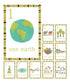Children Inspire Design Forest Animal Numbers Wall Cards, Set of Ten 5x7 Wall Art Prints, Green, Nature-Themed Cartoon, Lightweight, Recycled Card...