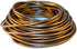 Cords Craft® | 3mm Round Leather Cord for Jewelry Making Bracelets Beading Work Hobby and DIY Projects (Metallic Bronze, 10.93 Yards) | Roll of 20...