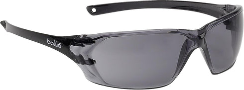 Bollé Safety 253-PR-40058 Prism Safety Eyewear with Shiny Black Rimless Frame and Smoke Anti-Scratch/Anti-Fog Lens...