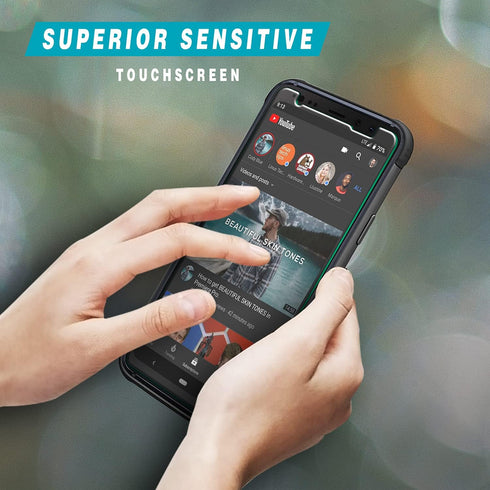 HPTech (2 Pack) Tempered Glass For Samsung Galaxy (S8 Active) Screen Protector, Anti Scratch, Bubble Free, Case Friendly......