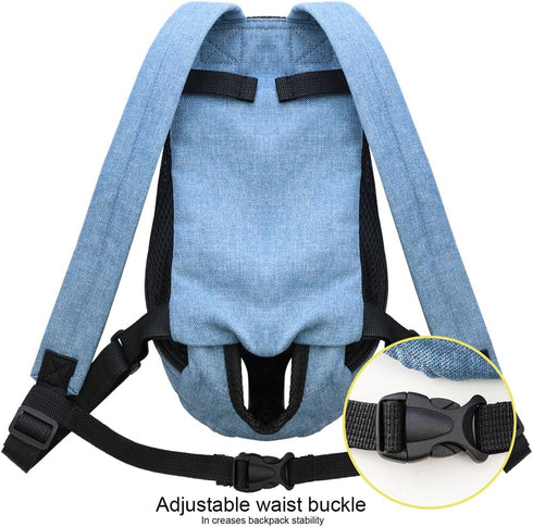 Pet Carrier Backpack, Adjustable Backpack Legs Out Easy-fit Chest Carrier for Small Dogs Cats Puppies...