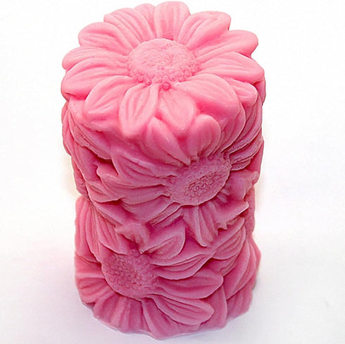 3D Sunflower Candle Mold - MoldFun Helianthus Silicone Craft Art Mold for Handmade Soap, Bath Bomb, Lotion bar, Chocolate, Jello, Crayon, Wax...