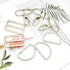 15Pcs Metal Swivel Snaps Hooks with D Rings and Tri-Glides Slide Buckles for Key Lanyard Purse Bag Straps Dog Collars DIY Sewing Hardware Craft (1...