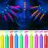 10 Color Glow in The Dark Face Paint,UV and Black Light Neon Face and Body Painting Set Mardi Gras Halloween Masquerade Black Light Birthday Party...