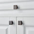 Square Knobs - 10 Pack / 1.3 Inch, Oil Rubbed Bronze Cabinet Pulls Vintage for Furniture Knobs, Kitchen Knobs, Farmhouse Knobs and Drawer Pulls, B...