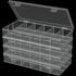 clear visible plastic storage box cosmetic tools storage box makeup tools fishing tackle accessory box organizer jewelry screws hardware accessori...