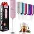Zulay Kitchen Powerful Mini Milk Frother Handheld - Electric Hand Mixer - Portable Frother Wand for Coffee - Small Drink Blender for Lattes, Cappu...
