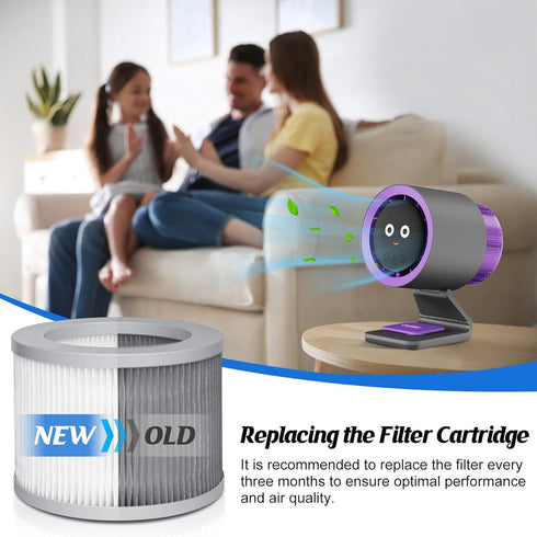 SISMEL HEPA Replacement Filter for F11 Purifying Fan | Medical Coating, True HEPA Filter Desk Fan Air Purifier...
