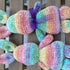 Clisil 300gram 196yardx3 Gradient Velvet Yarn Crochet Knitting Dyed Rainbow Velvet Headband Hat Scarf Sweater Pillow Blanket Wrap DIY Soft Luxury ...