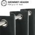 Deconovo 100% Blackout Curtains – Noise Reducing, Thermal Insulated Drapes – Grommet Room Darkening Window Panels – Light Blocking & Privacy Prote...