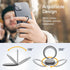 JETech Cell Phone Ring Holder, 360 Degree Rotation Metal Finger Grip Adjustable Cellphone Stand for Magnetic Car Mount, Compatible with iPhone, Ga...