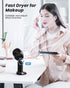 Portable Handheld Fan, 4000mAh Battery Operated 3 in 1 Multifunction Personal Travel Fan with Digital Display, 90° Foldable Desk Fan with Base, 5 ...