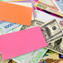Cash Envelopes 100 packs 3.5x6.5 inches, pink envelopes, coin envelopes, seed envelopes, colored envelopes Cash, suitable for budgets, checks, coi...