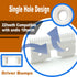 3PCS Ceramic Coarse Pet Replacement Blade Cutter Compatible with Andis 64440, Oster A5 and Walh KM Series Clippers, 22 Teeth...