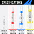 Sopoby 250PCS Solder Seal Wire Connectors Insulated Waterproof Electrical Wire Terminals Heat Shrink Solder Butt Connectors Solder Connector Kit f...