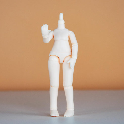 YMY OB11 Doll Body GSC BJD Doll Body Extended Size Joint Movable Doll Model Action Figure ?Super White-11cm-No Stand?...